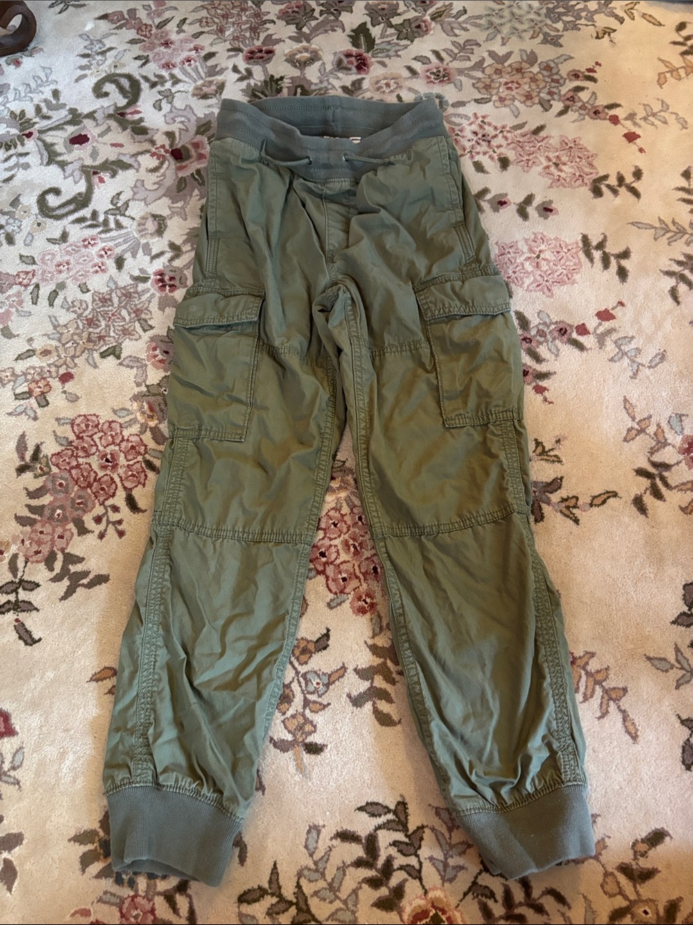 Olive Green Cargo Jogger Pants - Gap Kids